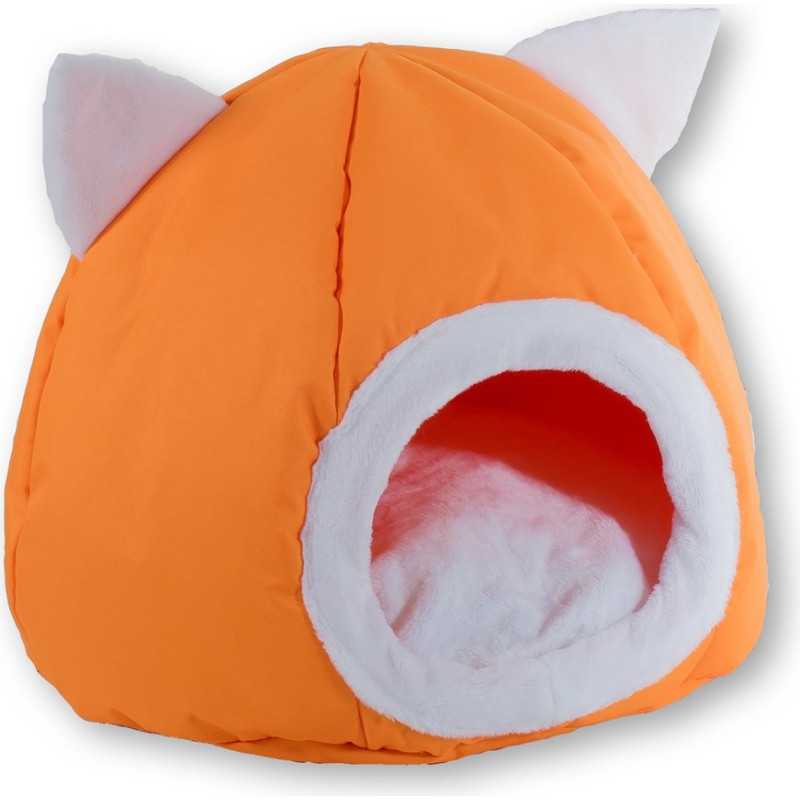 Go Gift cat bed - orange - 40x40x34 cm