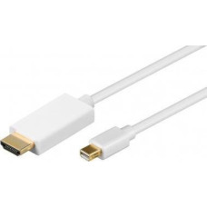Goobay Kabel Goobay DisplayPort Mini - HDMI 1m biały (JAB-1088523)
