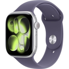 Apple Watch Series 11 46mm Silver /Purple Fog Sport Band - M/L