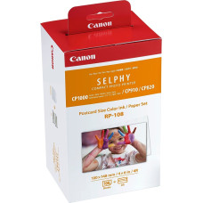 Canon photo paper + ink cartridge RP-108 10x15cm 108 sheets