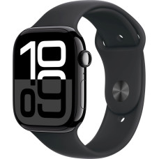 Apple Smartwatch Apple Watch 10 GPS + Cellular 46mm Jet Black Alu M/L Czarny  (MWY43QF/A)