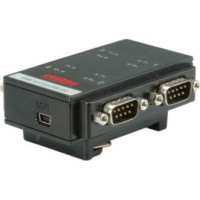 Roline Adapter USB Roline Adapter ROLINE USB 2.0 na RS232 do montażu na szynie DIN, 4-portowy