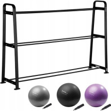 HMS ZESTAW 13 PIŁEK TRENINGOWYCH YB02 + STOJAK STR43 HMS