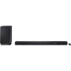 Sharp | 5.1.2 Dolby Atmos/DTS:X Soundbar with Wireless Subwoofer | HT-SBW55121(BK) | 650 W | Bluetooth | Black | Wireless connection