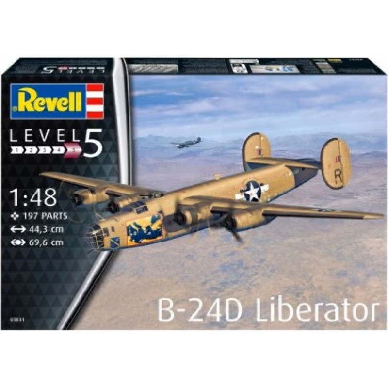 Revell Plastic model Plane B-24D Liberator 1/48