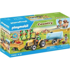 Playmobil Tractor with trailer and water tank