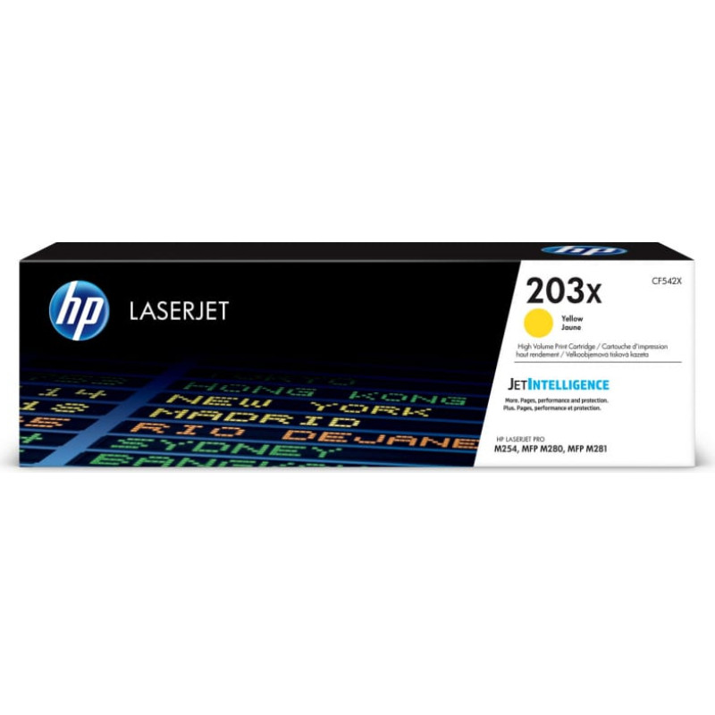 HP Toner HP CF542X żółty