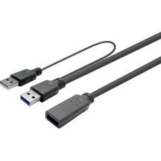 Vivolink Kabel USB VivoLink USB-A - USB-A 15 m Czarny (PROUSB3AAF15C)