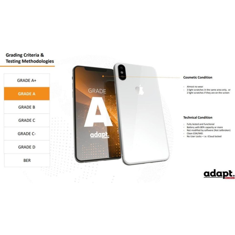 Red By Adapt Global REFURB. PHONE IPHONE 14/128GB MIDNIGHT A GRADE RED