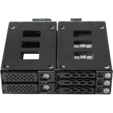 Jj Computer JOUJYE Backplane JJ-N-2937NVMe16 fuer 2x2,5 Zoll NVMe U.2 + 3x2,5 Zoll HDD/SSD SATA3/SAS3 bis 12Gbps MiniSAS HD SFF8643 Anschluss