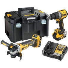 Dewalt ZESTAW WKRĘTARKA DCD805 + SZLIFIERKA KĄT. DCG405 18V 2*5.0AH