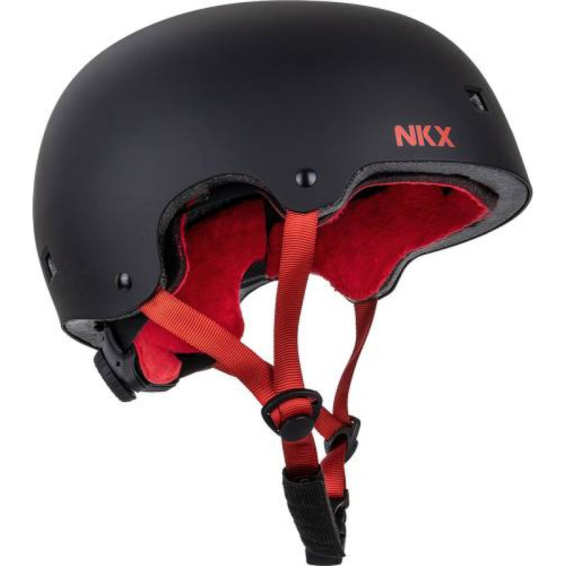 NKX Aizsargķivere NKX Brain Saver Black Red M izmērs