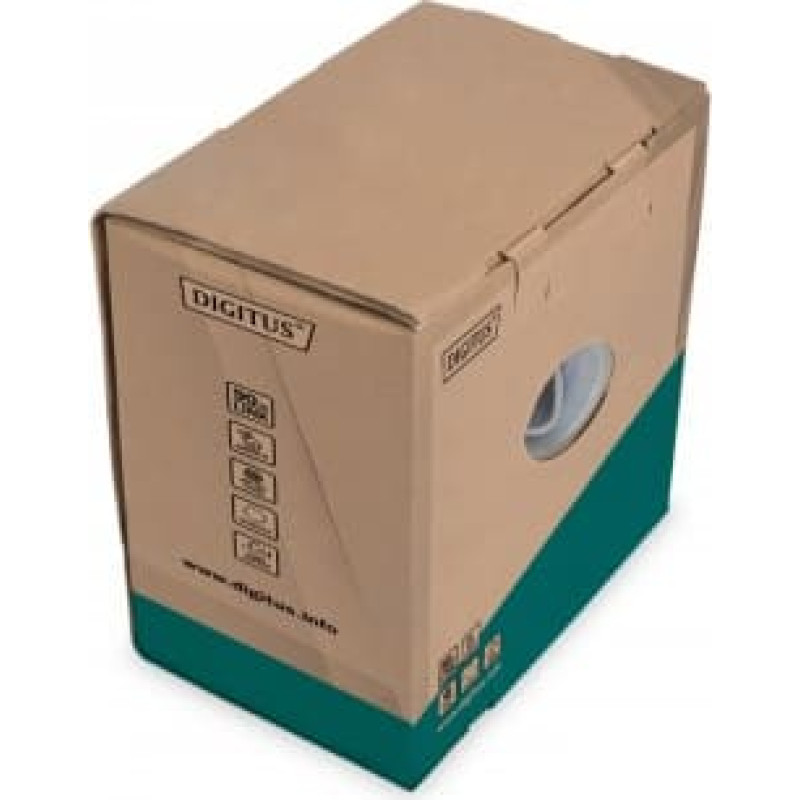 Digitus CAT 5e U/UTP installation cable, 305 m, simplex, Eca