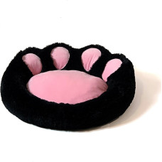 Go Gift Dog and cat bed XXL - black-pink - 85x85 cm