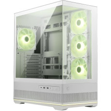MSI Case|MSI|MAG PANO 110R PZ / WHITE|MidiTower|Case product features Transparent panel|Not included|Colour Black|MAGPANO110RPZWHITE