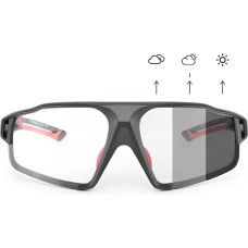 Rockbros SP216BK UV400 photochromic cycling glasses, black and red