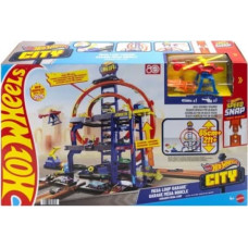 Hot Wheels Zestaw City Mega Garaż Gigapętla Tor wyścigowy