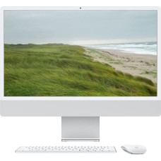 Apple iMac Z1EH 59,62cm 23,5Zoll Standardglas M4 10C CPU/10C GPU/16C N.E. 24GB 512GB SSD Gbit Eth MM NumKey TID DE Silber