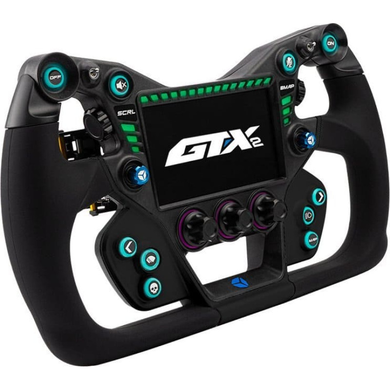 Cube Controls Kierownica Cube Controls GTX2 czarno-niebieska (GTX2-BLK300BLU)