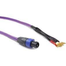 Melodika Kabel Melodika Widły - Speakon 12m fioletowy