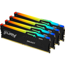 Kingston Fury Pamięć Kingston Fury Beast RGB, DDR5, 64 GB, 5600MHz, CL40 (KF556C40BBAK4-64)