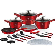 Berlinger Haus ZESTAW GARNKÓW 22 ELE. BERLINGER HAUS METALLIC BURGUNDY BH-7180