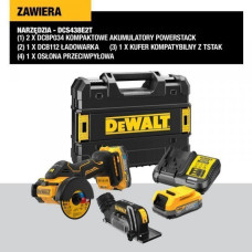Dewalt PRZECINARKA 18V 76mm 2x1,7Ah POWERSTACK DCS438E2T