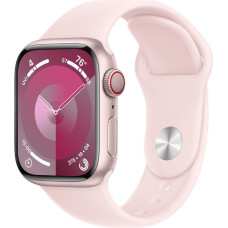 Apple Watch 9 GPS + Cellular 41mm Sport Band S/M, pink (MRHY3ET/A)