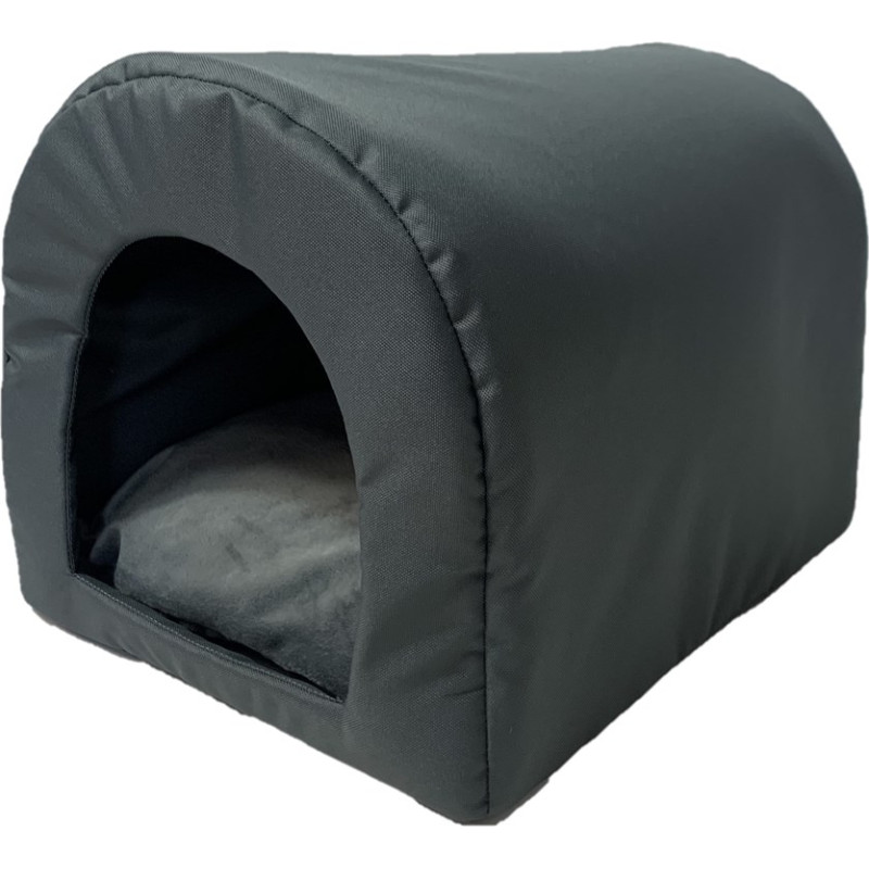 Go Gift Dog and cat cave bed - graphite - 40 x 33 x 29 cm