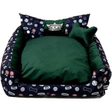 Go Gift Dog and cat bed L - green  - 90x75x16 cm