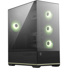 MSI Case|MSI|MAG PANO 110R PZ|MidiTower|Case product features Transparent panel|Not included|Colour Black|MAGPANO110RPZ