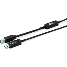 Microconnect Kabel USB MicroConnect USB-A - USB-B 20 m Czarny (USB3.0AB20BOP)