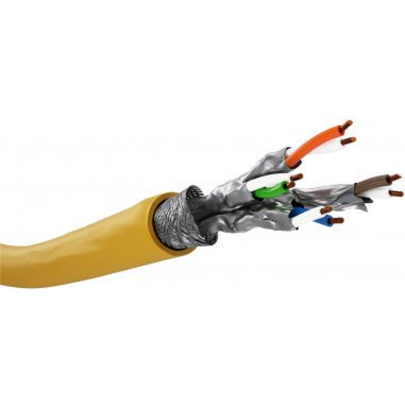 Goobay LAN CAT 8.1 SOLID S/FTP CU LSZH 100m GHMT - Długość kabla 100 m