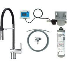 Deante Bateria kuchenna z zestawem do filtracji wody z elastyczną wylewką
