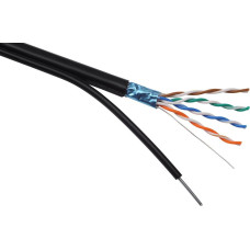 Solarix outdoor kabel instalacyjny FTP CAT5e przewód PE 305m/box konsolowe SXKD-5E-FTP-PE-SAM