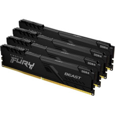 Kingston Fury Beast DDR4 Kit 4 x 32GB DIMM 288PIN 3600MHz KF436C18BBK4/128