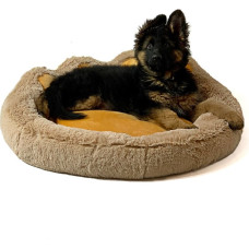 Go Gift Dog and cat bed XXL - camel - 85x85 cm