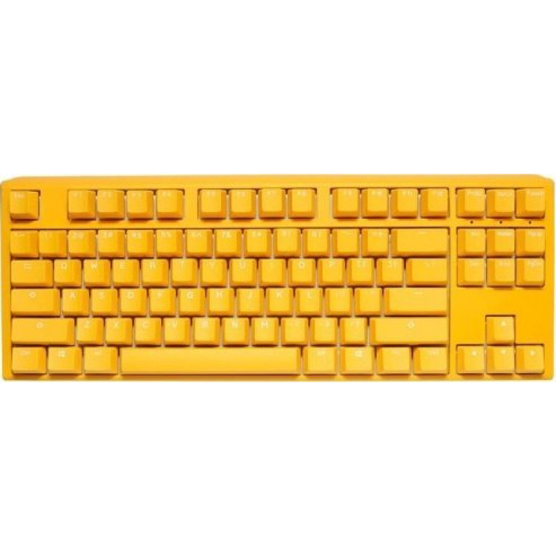 Ducky Klawiatura Ducky Ducky One 3 Yellow TKL Gaming Keyboard, RGB LED - MX-Speed-Silver (US)
