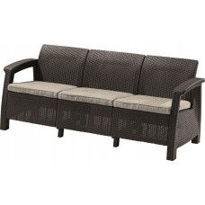 Keter Darza divans trisvietigs Corfu Love Seat Max bruns 8711245158297