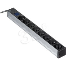 Bachmann Listwa zasilająca Bachmann 8 gniazd 2 m srebrna (800.2067)