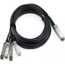 Dell Moduł SFP Dell Dell Networking 40GbE (QSFP+) to 4x10GbE SFP+ Passive Copper Breakout Cable, 0.5M, Customer Kit