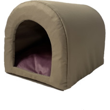 Go Gift Dog and cat cave bed - camel - 40 x 33 x 29 cm