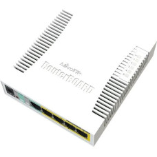 Mikrotik CSS106-1G-4P-1S network switch Gigabit Ethernet (10/100/1000) Power over Ethernet (PoE) White