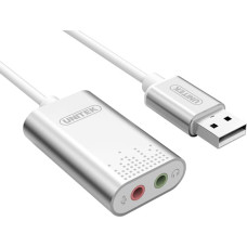 Unitek USB 0.2m srebrny