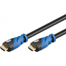 Goobay Kabel Goobay HDMI - HDMI 1m niebieski (72316)
