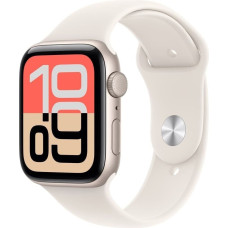 Apple Watch SE 3�GPS + Cellular 40mm�Starlight Aluminium Case with Starlight Sport Band - M/L