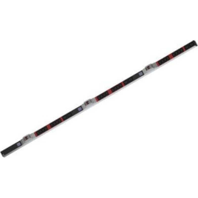 Bachmann BN0500 19 PDU 1HE 24xC13 6xC19, pomiar mocy, złącze CEE 3x32A, czerwony