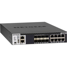 Netgear M4300-8X8F Managed L3 10G Ethernet (100/1000/10000) 1U Black