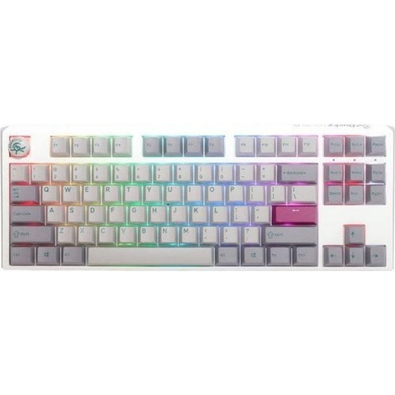 Ducky Klawiatura Ducky Ducky One 3 Mist Grey TKL Gaming Tastatur, RGB LED - MX-Blue