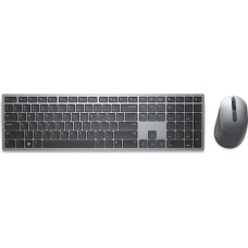 Dell KM7321W keyboard RF Wireless + Bluetooth QWERTY US International Grey, Titanium